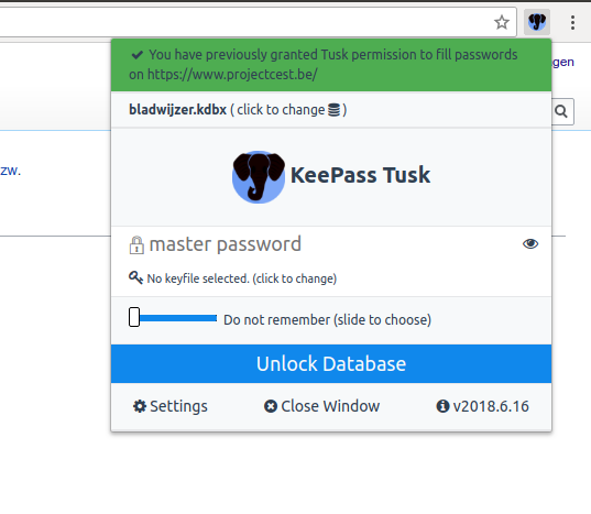 KeePass Tusk
