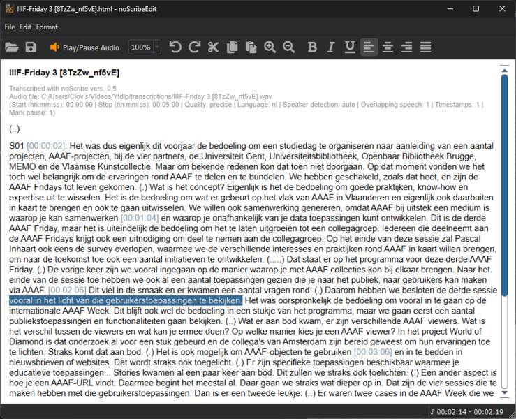 Bestand:Noscribe editor tekst geselecteerd.png